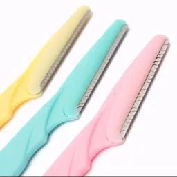 premsakhi Set of 3 Pcs Eyebrow, Neck, Face, Upper Lips As Well As Unnecessary Hairs Remove Reusable Razor, Men & Women image 3
