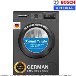 bosch 7 kg with Steam Fully Automatic Front Load with In-built Heater Black, Grey image 2