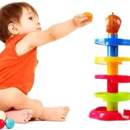 un Stack 5 Layers Tower Ball Rolling Game Play Activity-28