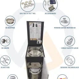 Fully Automatic Talky Domestic Flourmill T101 - Dolphin Flourmill 1HP Flourmill-image-81