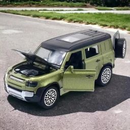 Premium Land Rover Defender Metal Toy Car for kids- Open Door and Pull Back-image-38