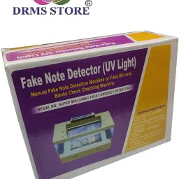 DRMS STORE Mini jumbo Fake note Detector With UV and Magnifying Glass Handheld Currency Detector image 5
