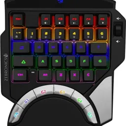 ZEBRONICS Zeb-Max Atom Wired USB Standard Gaming Keyboard Compatible with Desktop, Laptop, Mac Easy to Use,Plug and Play,Quick, Comfy Durable body-28