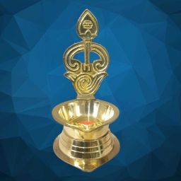 OM VEL VILLAKKU / DIYA Brass Table Diya-image-42