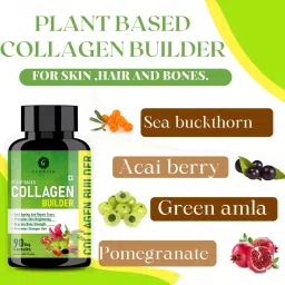 g glowsik PLANT BASED COLLAGEN BUILDER FOR SKIN GLOW ,HAIR & BONES WITH BIOTIN & VITAMIN C image 4