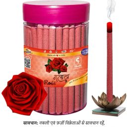 Rose Dhoop Stick (Incense Stick) Pack of 100 gram Fragrance Rose-13
