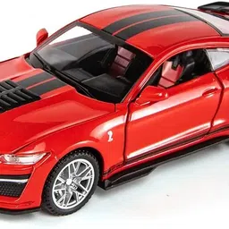 kinegic 1:32 Scale Mustang Shelby GT500 Die-Cast Metal Car with Sport car Openable Doors-picture-27