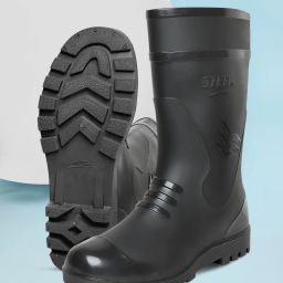 Gumboot For Men Flexible PVC, 12-inch Labour/Worker Purpose for Men, Boots For Men-image-5