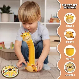 wembley Giraffe Balancing Stacking Game for Kids 2 Players Tabletop Interactive Fun image 3
