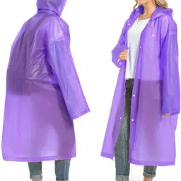 Solid Women Raincoat-image-16