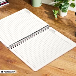 jhingalala Wiro Diary With Initial Letter E Floral Design Spiral Notebook With Dangler A5 Notebook Ruled 160 Pages image 5