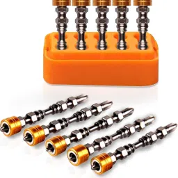 Screwdriver Bits with Magnetic Coil ph 65mmhardness grade, heavy duty Screwdriver Bit Set-image-16