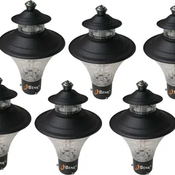 bene Garden Light Nice 16 Cm (Black, Pack Of 6 Pcs) Gate Light Outdoor Lamp-picture-4
