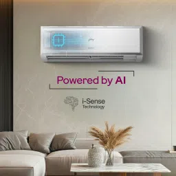 godrej 5-In-1-Convertible Cooling 2025 Model 1 Ton 3 Star Split Inverter With Heavy Duty Cooling At Extreme Temperature AC- White image 2