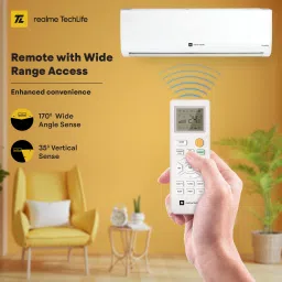realme techlife 2025 1 Ton 5 Star Split Inverter 5-in-1 Convertible with Rapid Cool Technology Smart AC with Wi-fi Connect- White image 5