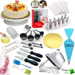 + cake baking set + cake making materials combo set with blender Kitchen Tool Set-16