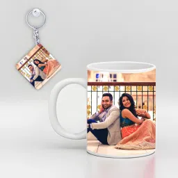 Customized Photo Printed & Keychain Wood, Ceramic Coffee Mug-image-9