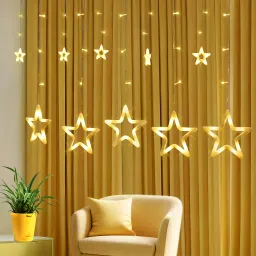 100 LEDs 2.5 m Yellow Flickering Star Rice Lights-28