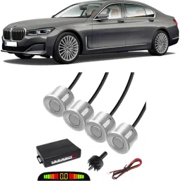 PKNA1323 White Car Reverse Parking Sensor with LED Display 4 Sensor PKNA1323 Parking Sensor-0