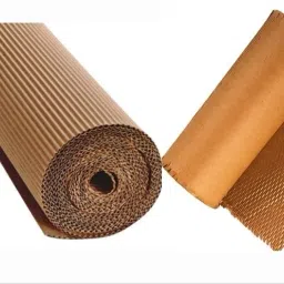 Brown corrugated paper roll with HoneyComb paper roll Combo 30 Ft 2 Ft Security Bag-image-57