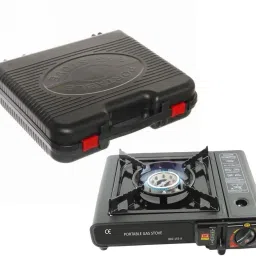 Portable Camping Gas Stove Cooking Gas burner with Carrying Case for Outdoor Aluminium Automatic Gas Stove-image-1