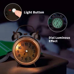 rhonnium Analog Brown Clock image 5