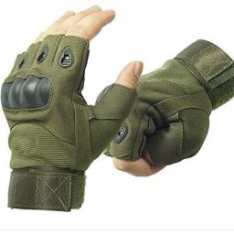Tactical Gloves Rubber Hard Knuckle Gloves Half Finger Outdoor Gloves Gym & Fitness Gloves-image-14