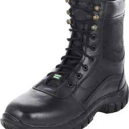 Combat Black Army Boot Shoes Boots For Men-image-2