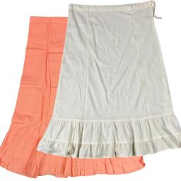Belizzi Paridhan Butterscotch & Light Cream Combo Pure Cotton Petticoat-image-7