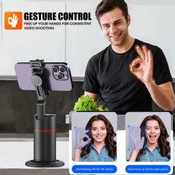 WeCool 360° Rotational Mobile Holder with Remote with Auto Face Tracking 2 Axis Gimbal for Mobile image 4