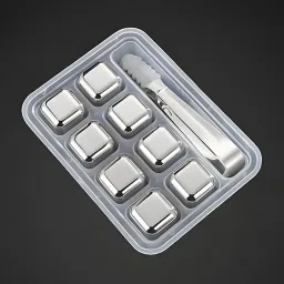 STAINLESS STEEL 8PC ICE CUBE Single Zone Wine Cooler-23