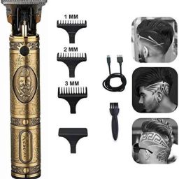 FINARO Professional T99 Maxtop Golden trimmer ,clipper shaver ,Beard Hair Trimmer M46 Trimmer 90 min Runtime 3 Length Settings-picture-12