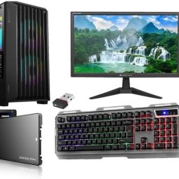 MegaDesk AIO-15 Core i7 (16 GB Unified/500 GB SSD/Windows 10 Pro/22 Inch Screen/AIO-15) with MS Office-20