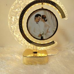 LED Crystal Moon LAMP Photo Frame for Gifting, Surprise and Anniversary Gifting Night Lamp-image-32
