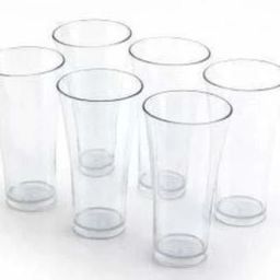 (Pack of 6) Beer Juice Mocktail Lassi Glass for Better Head Retention, Aroma and Flavor - 300 ml, Pack of 6 Glasses | Crystal Glass Tumbler Juice Glass Set Water/Juice Glass-image-33