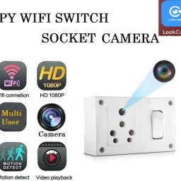 ELEKTRO WELT FULL HD 1920P WiFi SWITCH SOCKET - Hidden Camera with Live Feed WiFi - 32GB Security Camera image 2