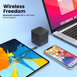Portronics Bounce 2 5W Portable Wireless with in-Built FM Radio, Type-C Charging Port 5 W Bluetooth Speaker image 4