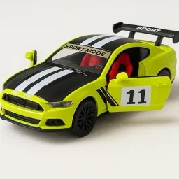 Mustang GT Metal Diecast 1:32 Scale Pullback Toy car with Openable Door for Kids-image-87