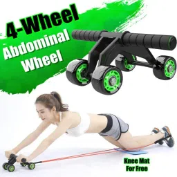 4-Wheel Ab Roller/Fitness Accessories/Exerciser & Gym Equipment for Unisex Ab Exerciser-image-64