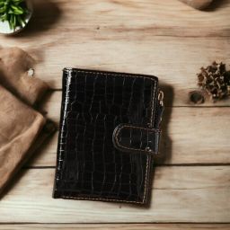 Women Evening/Party, Casual, Trendy, Travel Black Artificial Leather Wallet-image-46