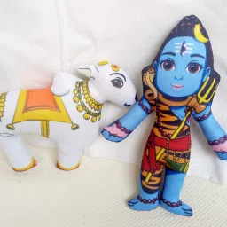 SHIV NANDI STUFF TOY- 7.5 inch-2