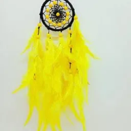 Aluminium, Nylon, Wood, Feather, Wool Windchime-image-45
