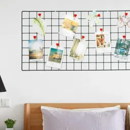 wall Hanging DIY Steel Grid Photo Frame for Wall [85x55CM] 34 inch Grid Photo Frame wall-25