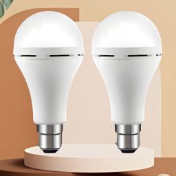 Emergency 15W Inverter LED Bulb with 1200mAh Rechargeable Battery Pack of 2 A245 4 hrs Bulb Emergency Light-image-85