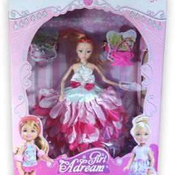 Adream Flower Gown Fashion Doll for Girls-image-46