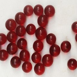 30 Piece Plane Red Colour Kanche Marble Glass Ball Goli in Outdoor Toy-image-58
