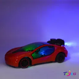 toyco Rechargeable Famous Remote Control Car with Smoke System & 3D Flashing Lights image 5