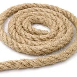 Thick Jute Rope , Twisted Cord for Craft Projects, Natural Jute Rope 120 inch Post Rope-21