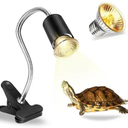 50W UVB Turtle Basking Light with Holder, UV Sun Lamp for Reptiles & Aquariums Aquarium Tool-image-6