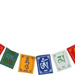 Tibetan Buddhist Prayer Flag Rectangle Car Window Flag-image-45